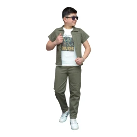 ERKEK GABARDİN 3 LÜ TAKIM  5Y,7Y,9Y,11Y,13Y Erkek