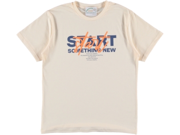ERKEK GES START SOMETHİNG NEW BASKILI TSHIRT 14/17 YAŞ