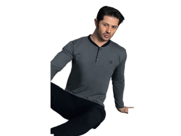 PENYE UZUN KOL ERKEK PİJAMA TAKIM M/2XL