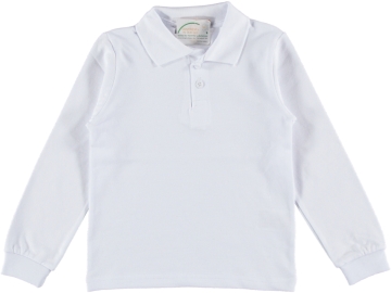 ERKEK POLO YAKA BEYAZ OKUL UZUNKOL SWEAT 6/9 YAŞ