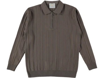 ERKEK POLO YAKA FERMUARLI KAZAK M/2XL
