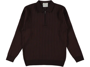ERKEK POLO YAKA FERMUARLI KAZAK S/2XL