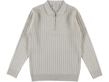  POLO YAKA FERMUARLI KAZAK S/2XL