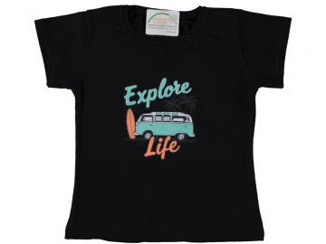  EXPLORE LİFE ÖN ARKA BASKILI SÜPREM TİŞÖRT 3/11 YAŞ