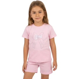 FİYONKLU TÜLLÜ APLİKELİ TAŞ BASKILI KIZ ÇOCUK İKİLİ TAKIM 2Y,3Y,4Y,5Y,6Y Kız
