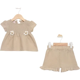 GİPELİ MÜSLİN TAKIM 6 Ay,9 Ay,12 Ay,18 Ay Kız