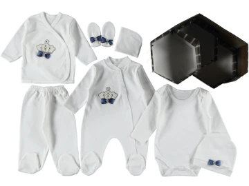  İNCİ TAÇ NAKIŞLI 7 Lİ ZIBIN SET 1/3 AY