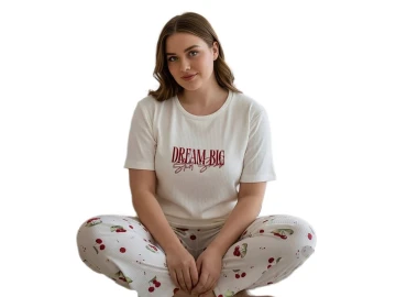 KAŞKORSE BATTAL BAYAN PİJAMA TAKIM 3X/5XL