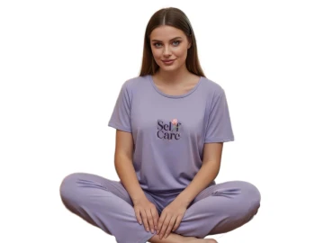 MİLAN KISA KOL BAYAN PİJAMA TAKIM S/2XL