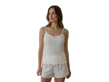 KADIN POİNTEL İP ASKI ŞORTLU PİJAMA TAKIM S/2XL