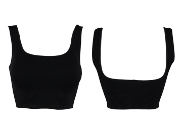 KALIN ASKILI PEDLİ FİTİLLİ BAYAN CROP BUSTİYER L/XL