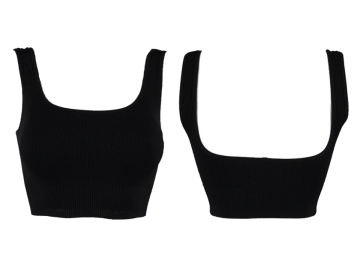 KALIN ASKILI PEDLİ FİTİLLİ CROP BAYAN BUSTİYER  S/M