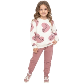 KALP BASKILI İKİ İP KIZ TK 2Y,3Y,4Y,5Y Kız