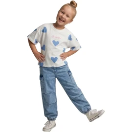 KALPLİ KOT PANT KIZ TAKIM  6Y,7Y,8Y,9Y Kız