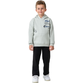 33 BASKILI KAPÜŞONLU ÜÇ İP ERKEK SWEAT 3/6 YAŞ