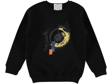 KARIŞIK BASKILI ÜÇ İP ERKEK SWEAT 9/12 YAŞ