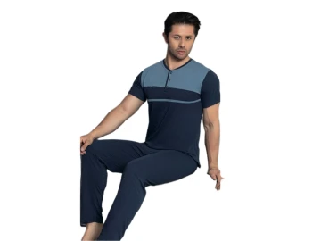 KISA KOL ERKEK PİJAMA TAKIM M/2XL