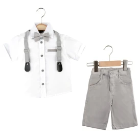 KİSA KOL SLOPETLİ 2Lİ TAKIM  2Y,3Y,4Y,5Y Erkek