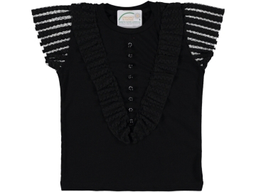 KIZ 5/8 YAŞ V FIRFIR TSHIRT