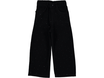 GALAKSİ TAŞ BASKILI KIZ KOT PANTOLON 11/15 YAŞ