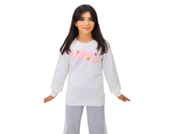KIZ ÇOCUK LOVE TÜL İNCİLİ AKSESUAR 9/12YAŞ