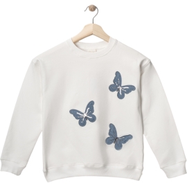 KELELBEK NAKIŞLI İKİ İP ŞARDONLU KIZ SWEAT 11/14 YAŞ