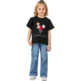 KIZ ÇOCUK TSHİRT  5Y,6Y,7Y,8Y Kız