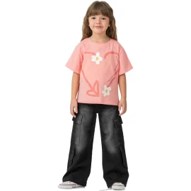 KIZ ÇOCUK TSHİRT  5Y,6Y,7Y,8Y Kız