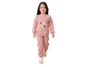 KIZ ÇOCUK ÜÇ İPLİK TAKIM 2Y,3Y,4Y,5Y
