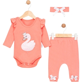 KUĞU NAKIŞLI BADİLİ KIZ TAKIM 6/9 AY