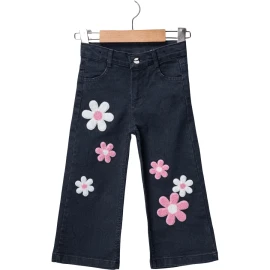 LİKRALI FÜME KOT PANTOLON  2Y,3Y,4Y,5Y Kız