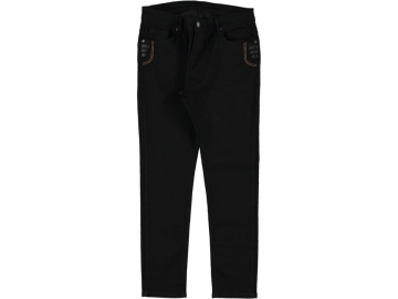LİKRALI SİYAH DÜZ ERKEK KOT PANTOLON 29/36