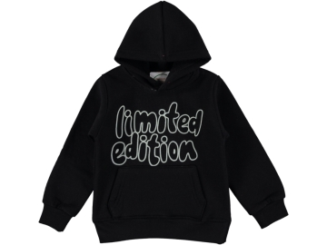 LİMİTED BASKILI KAPÜŞONLU ÜÇ İP ERKEK SWEAT 3/7 YAŞ
