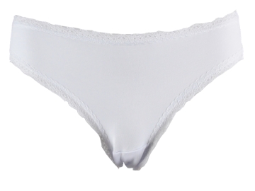 L/XL BEYAZ LİKRALI DANTELLİ BİKİNİ