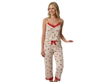 MİLAN İP ASKILI ALT UZUN BAYAN PİJAMA TAKIM S/XL