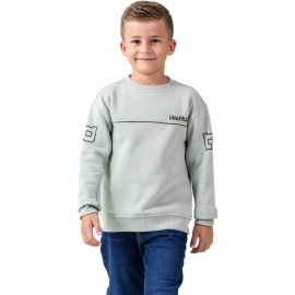 UNAFRAID BASKILI ÜÇ İP ERKEK SWEAT 3/6 YAŞ