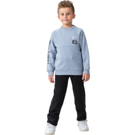 KOL BASKILI ÜÇ İP ERKEK SWEAT 3/6 YAŞ