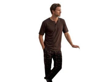PENYE KISA KOL ERKEK PİJAMA TAKIM M/2XL