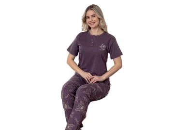 PENYE MODAL KISA KOL PİJAMA BAYAN PİJAMA TAKIM M/2XL