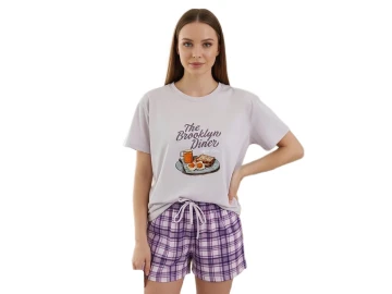 PENYE SÜPREM ŞORTLU BAYAN PİJAMA TAKIM S/2XL