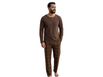 PENYE UZUN KOL ERKEK  PİJAMA TAKIM M/2XL