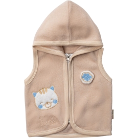 KEDİ NAKIŞLI POLAR YELEK 9/24 AY