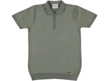 POLO YAKA FERMUARLI ERKEK TİŞÖRT S/XXL