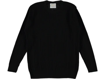 SIFIR YAKA TRİKO ERKEK KAZAK S/2XL