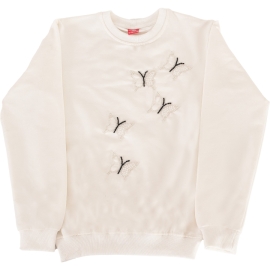  KELEBEK NAKIŞLI İKİ İP KIZ SWEAT 13/16 YAŞ