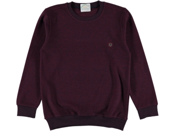 SIFIR YAKA SELANİK ERKEK SWEAT M/XXL