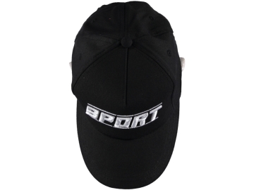 SİYAH SPORT NAKIŞLI ŞAPKA