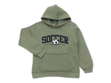 SOCCER BASKILI ÜÇ İP ERKEK SWEAT 3/7 YAŞ