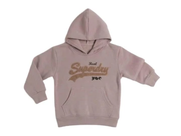 SÜPERDAY NAKIŞLI KAPÜŞONLU ÜÇ İP ERKEK SWEAT 3/12 YAŞ