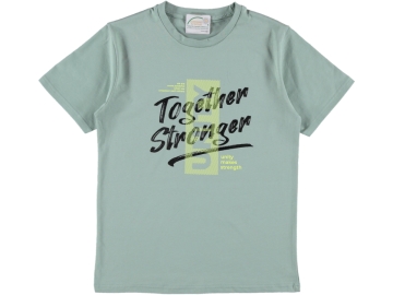 TOGETHER STRANGER UNITY BASKILI ERKEK TSHIRT 14/17 YAŞ 